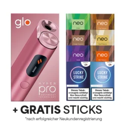 Glo Hyper Pro Quartz Rose Plus Sticks