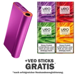 Glo Hyper X2 Air Pink Velvet + Gratis Veo Sticks