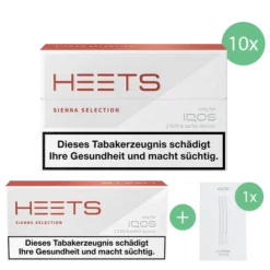 IQOS HEETS Sienna Stange (10er Packung) + IQOS Cleaning Sticks