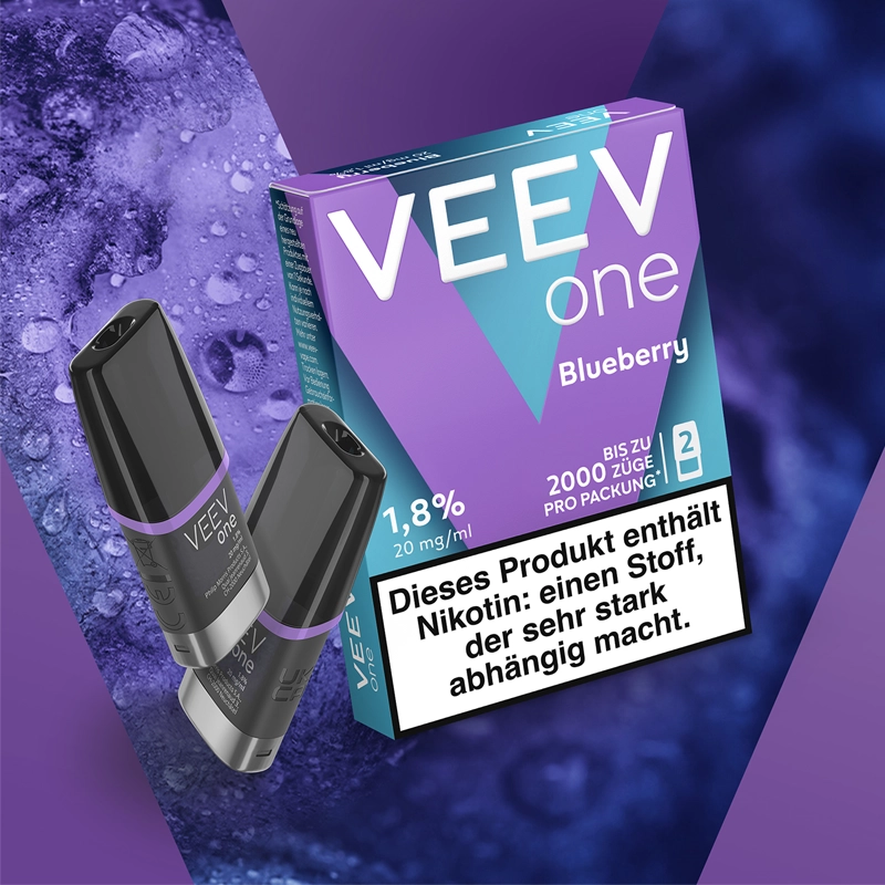 VEEV One Pods Blueberry Multipack 10 Stück – Bild 3