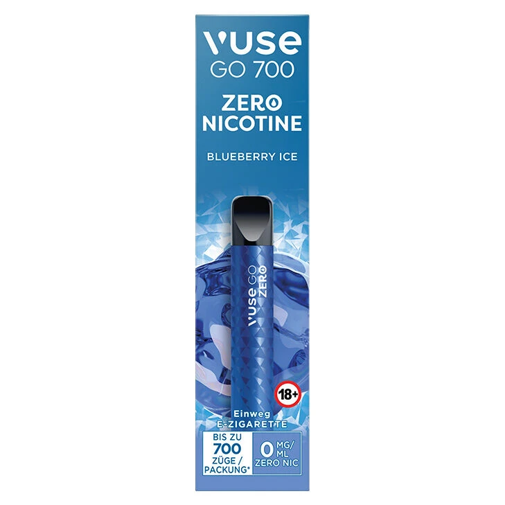 Vuse Go 700 Blueberry Ice 0mg Einweg E-Zigarette – Bild 3