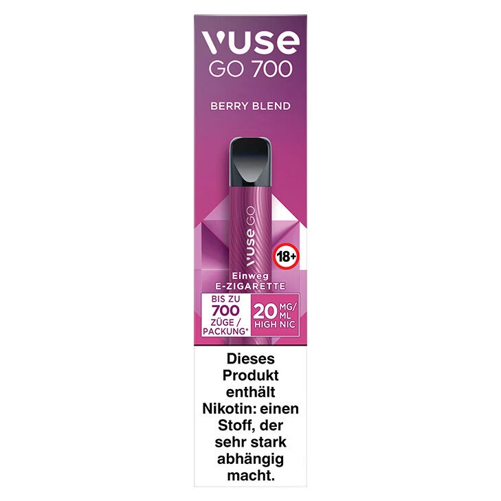 Vuse Go 700 Berry Blend 20mg Einweg E-Zigarette – Bild 3