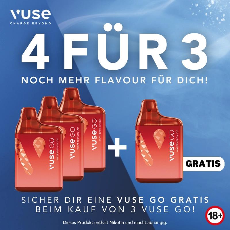 VUSE GO 800 4 Für 3 Watermelon Ice